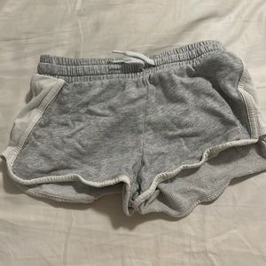 gray sweatshorts kids size 9-10